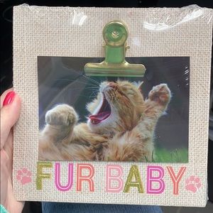 Fur baby photo frame